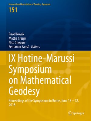 cover image of IX Hotine-Marussi Symposium on Mathematical Geodesy